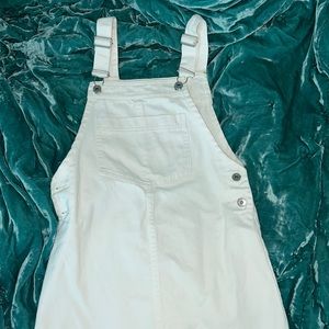 H&M white overall dress